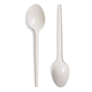 Heavyweight Plastic Dessert Spoon (100pkt)