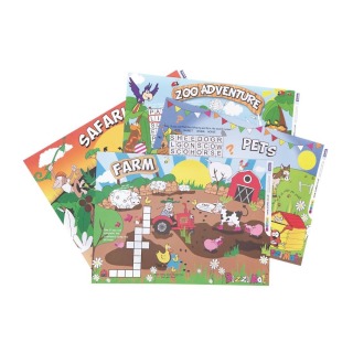 Crafti's Kids Activity Sheet Assorted Designs (Pack of 500)