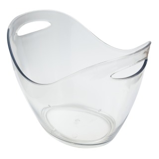 8 Litre Plastic Wine/Champagne Cooler Clear
