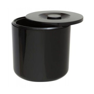 Insulated Round Ice Bucket Black - 7 Pint - Boxed