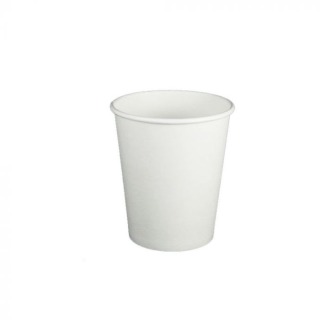 8oz Single Wall Coffee Cup (White)( 20X50)