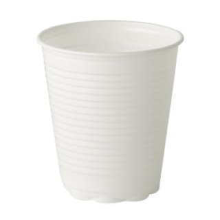 7oz White Squat Non Vending Cups (20x100)
