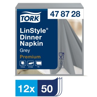 Tork LinStyle® Grey Dinner Napkin