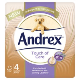 Andrex Toilet Roll Touch of Care Lavender (6x4)