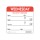 50mm (2") WEDNESDAY Date/Use By Removable Labels