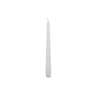 10 Inch White Taper Candles 50s