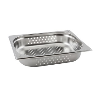 Perforated St/St Gastronorm Pan 1/2 - 100 mm 