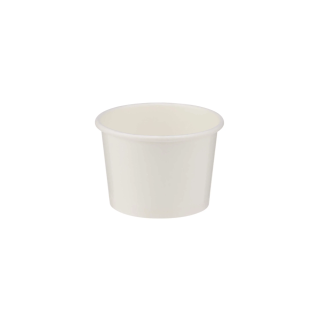 ICE CREAM CUP PLAIN WHITE 4OZ/120ML (x1000)