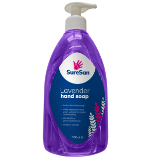 Antibacterial Liquid Lavender Soap 500ml (X1)