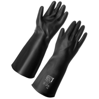 Pro Chem H/D Black Rubber Glove Large (pair)